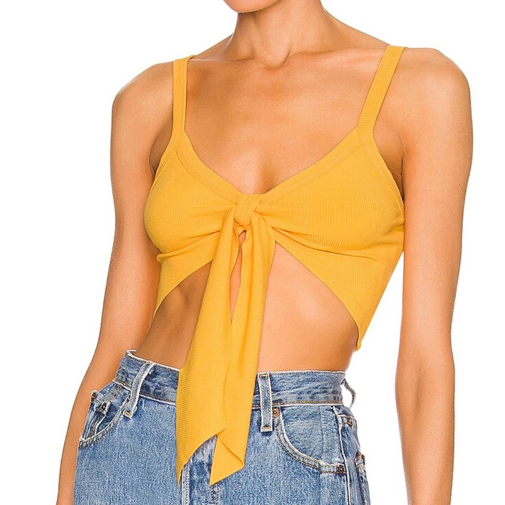 MORE TO COME Sydney Tie Crop Top